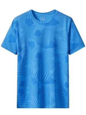 Summer UPF 50 UV Printed Tee Shirt Custom Logo Boxy Gym Streetwear for Men and Women