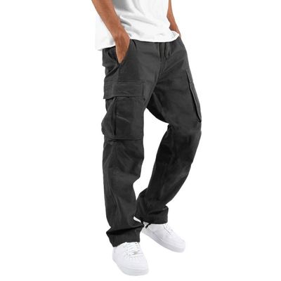 Others Wash Pure Cotton Men's Cargo Kurta Formal Pants for Tactical Hiking by XMAMLON