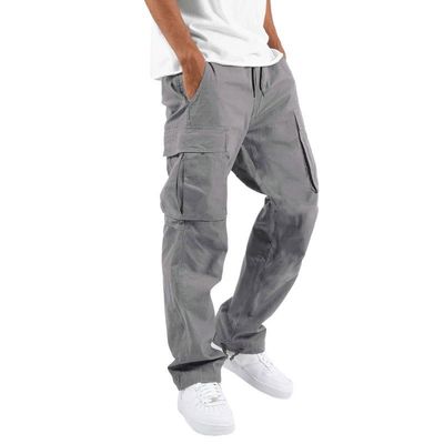 Others Wash Pure Cotton Men's Cargo Kurta Formal Pants for Tactical Hiking by XMAMLON