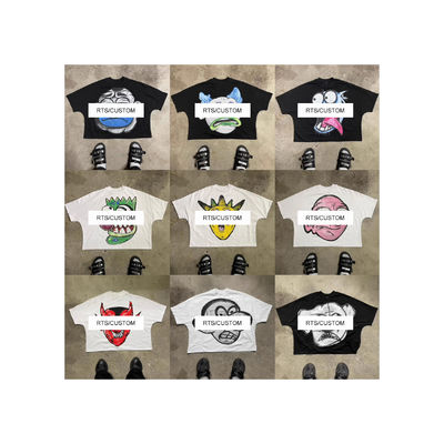 Men's and Women's Oversized T-shirts with Custom RTS Graphic Print in 100% Cotton