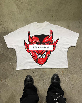 Men's and Women's Oversized T-shirts with Custom RTS Graphic Print in 100% Cotton