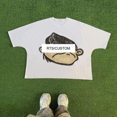 Men's and Women's Oversized T-shirts with Custom RTS Graphic Print in 100% Cotton