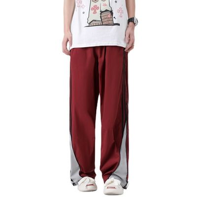 Loose Fit Polyester/Cotton Jogger Pants with Elastic Waistband by XMAMLON Designer