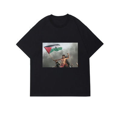 Sustainable Cotton Tshirt for Men STREETWEAR Style Antiwrinkle Tshirts Cartoon Pattern