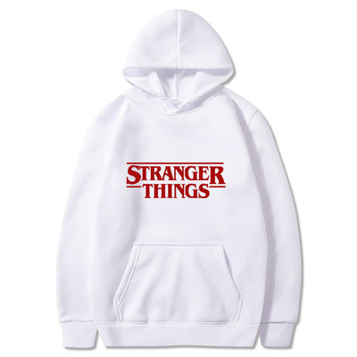 Printed Knitted Pullover Hoodie Heavy Fleece Padded Coat for Men Custom Unisex Hoodie