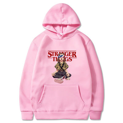 Breathable Unlined Plain Black Hoodie for Regular Sleeve Style Oversized Tracksuit