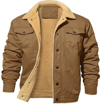 Men's Winter Heated Regular Windbreaker with No Cotton Filling and No Needle Detection