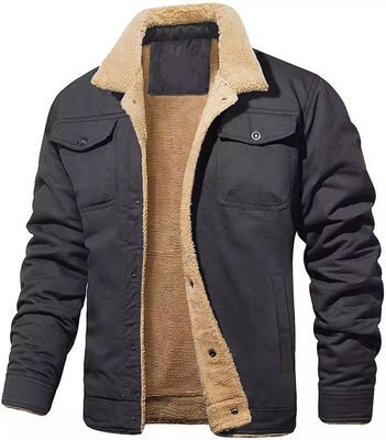 Men's Winter Heated Regular Windbreaker with No Cotton Filling and No Needle Detection