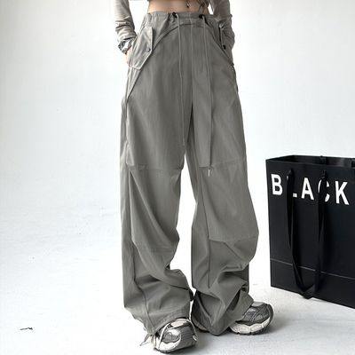 Pockets Decoration Women's Cargo Pants Custom Tracksuit Trousers for Summer Streetwear