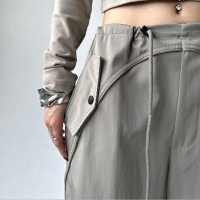 Pockets Decoration Women's Cargo Pants Custom Tracksuit Trousers for Summer Streetwear
