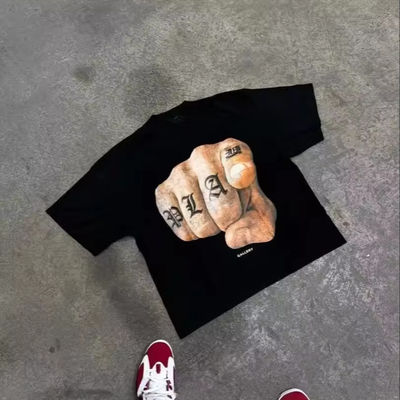 Men's Custom Vintage Designer Boxy 100% Cotton Stone Washed Round Neck T-Shirt Low MOQ