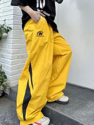 Vintage Decoration 95% Polyester Tracksuit For Women's Men Summer Sportswear Trousers