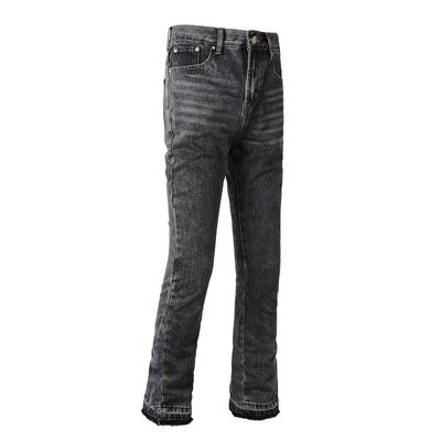 Windproof Loose Fit Denim Pants for Men's Cargo Carpenter Trousers