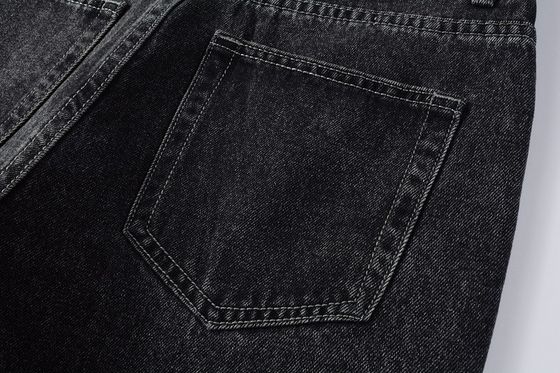 Windproof Loose Fit Denim Pants for Men's Cargo Carpenter Trousers