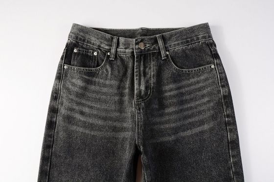Windproof Loose Fit Denim Pants for Men's Cargo Carpenter Trousers