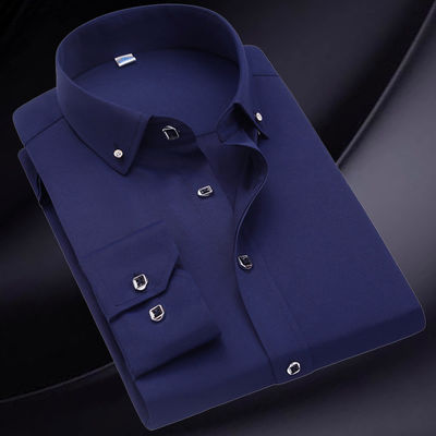 GALLERY White Long Sleeve Business Unisex Camisas Oversize Formal Shirts For Men's Polo Shirt clothes