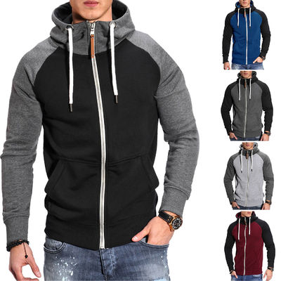 Unlined Men's Fitness Sweater for Youth Popularity in Casual Raglan Sleeve Design