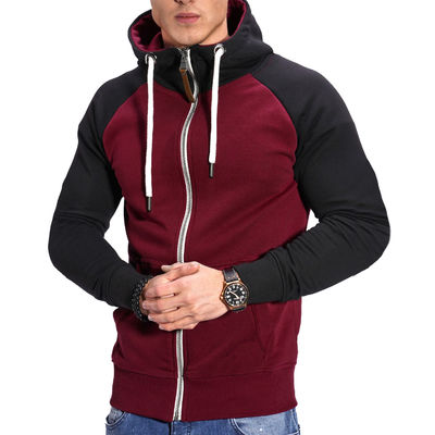 Unlined Men's Fitness Sweater for Youth Popularity in Casual Raglan Sleeve Design