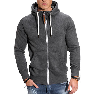 Unlined Men's Fitness Sweater for Youth Popularity in Casual Raglan Sleeve Design