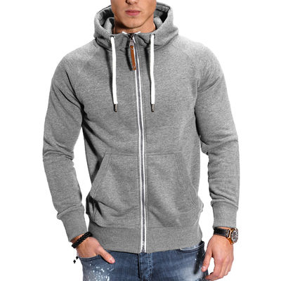 Unlined Men's Fitness Sweater for Youth Popularity in Casual Raglan Sleeve Design