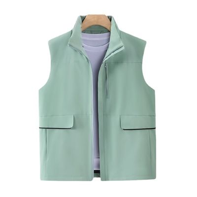 Custom Logo Printed Thickened Down Cotton Vest Work Clothes for Casual and Active Wear