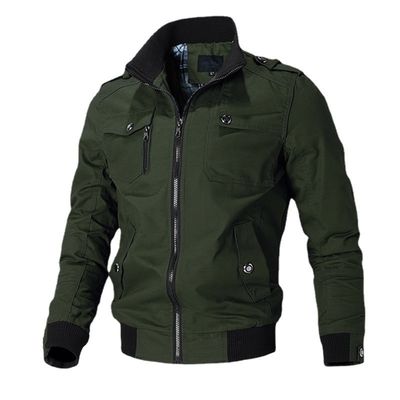 NO Seamless Fusing Loose Lapel Men's Jacket for Young Men Spring and Autumn Plus Size