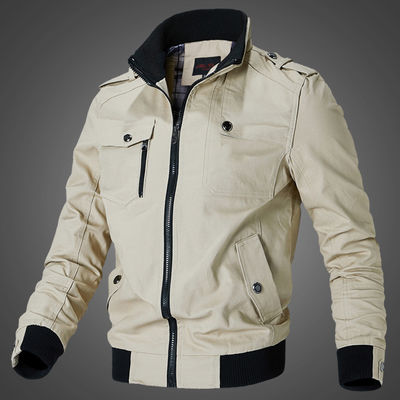 NO Seamless Fusing Loose Lapel Men's Jacket for Young Men Spring and Autumn Plus Size