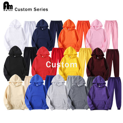 Breathable Polyester Sweatpants and Hoodie Set for Men Custom Hoodies Sports Clothing