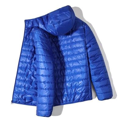 Breathable Light Warm Hooded Puffer Cotton Bubble Coat for Men in S-6XL Sizes