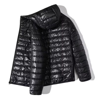 Breathable Light Warm Hooded Puffer Cotton Bubble Coat for Men in S-6XL Sizes
