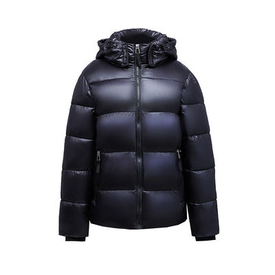Unisex Casual Print Mechanic Duck Down Winter Clothing Light Weight Feather Puffer Coat