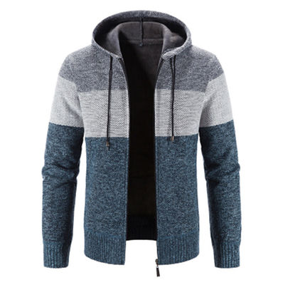 Men's Long Sleeved Sweater Coat Casual Men's Clothing Coats and Jackets for Big Sizes