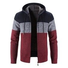 Men's Long Sleeved Sweater Coat Casual Men's Clothing Coats and Jackets for Big Sizes