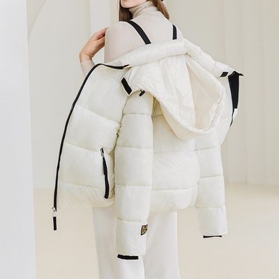 Unisex Casual Print Mechanic Duck Down Winter Clothing Light Weight Feather Puffer Coat