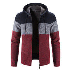 Men's Long Sleeved Sweater Coat Casual Men's Clothing Coats and Jackets for Big Sizes
