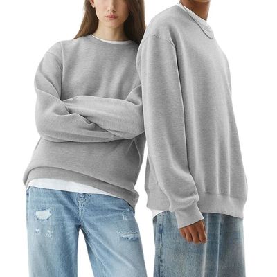 XMAMLON 320G Men's Polyester / Cotton Sweatshirt for Men Collarless Crewneck hoddies