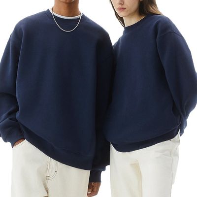 XMAMLON 320G Men's Polyester / Cotton Sweatshirt for Men Collarless Crewneck hoddies