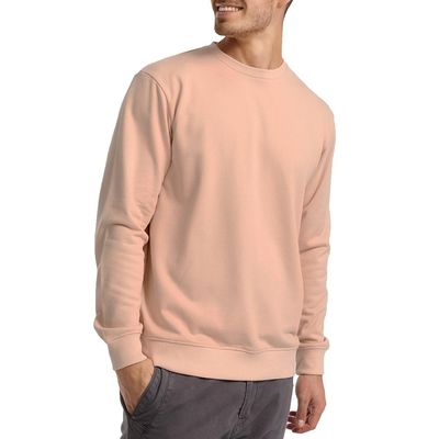 XMAMLON 320G Men's Polyester / Cotton Sweatshirt for Men Collarless Crewneck hoddies