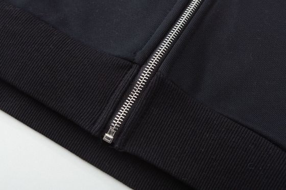 Knitted Fabric Type Full Zipper Men's Streetwear Tracksuit XMAMLON Custom Jackets Hoodies