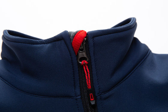 Men's Spring Jacket with Custom Pattern Windproof Waterproof Warm Fleece Outdoor