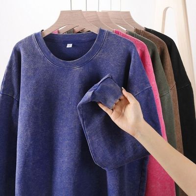 Anti-pilling 350g French Terry Vintage Hoodies Tracksuit for Men from Professional