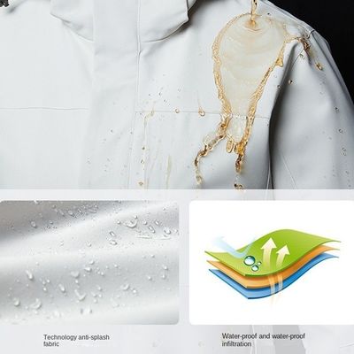Spring Storm Jacket for Men Woven Weaving Method UV Protection Windproof Waterproof