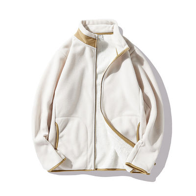 Stay Warm and Comfortable with Our Customizable Thick Berber Fleece Men's Jacket