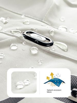 Outdoor Winter Bike Racing Men's Jackets Regular Length Waterproof Detachable Hoodies