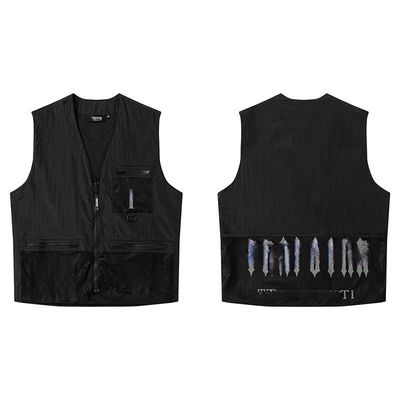 Autumn Season XMAMLON Embroidered Logo Windbreaker Streetwear Jacket for Men and Women