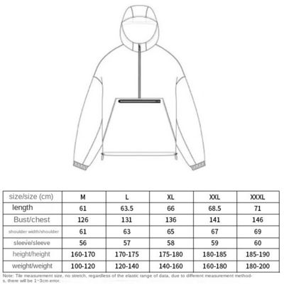 Men's Quarter Zip Softshell Hood Waterproof Windbreaker Nylon Spandex Running Jacket