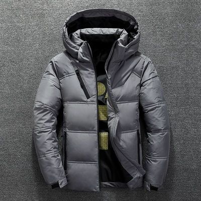 Sustainable Mountain Warm Jacket Hooded Winter Puffer Snow Coat Windproof Waterproof